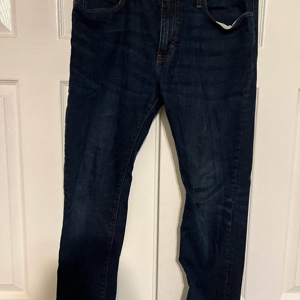 J. Crew Men's Deep Indigo Slim Jeans